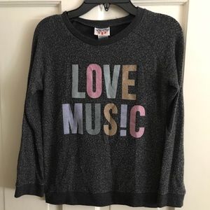 Junk Food sweatshirt (girls size 8 M)